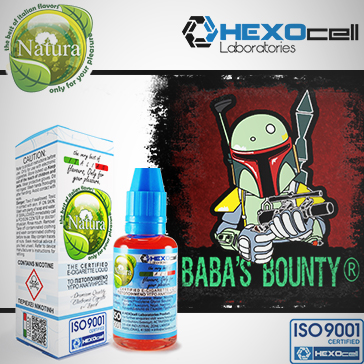 ELİKİT - NATURA - 30ml BABA'S BOUNTY - 18mg %80 VG ( YÜKSEK NİKOTİNLİ )