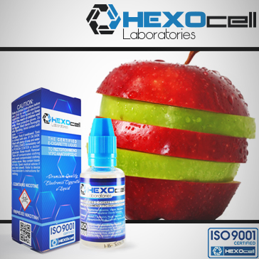 ELİKİT - HEXOCELL - 30ml DOUBLE APPLE - 9mg %80 VG ( ORTA NİKOTİNLİ )