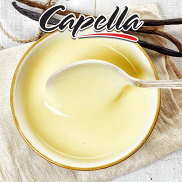 DIY - 10ml Capella Aroma - Vanilla Custard (Pişirilmiş Süt, Yumurta, Şeker, Tereyağı ve Vanilya)