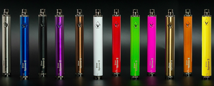 BATARYA - VISION Spinner 2 1600mAh VV Batarya ( Siyah )