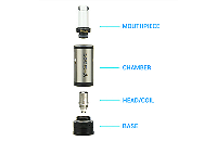 ATOMIZER - VAPROS V-Spot 2.0ml ( SİYAH ) görsel 2