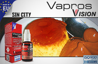 ELİKİT - VISION/VAPROS - 30ml SIN CITY - 9mg %80 VG ( ORTA NİKOTİNLİ ) görsel 1