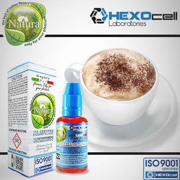 ELİKİT - NATURA - 30ml CAPPUCCINO - 9mg %80 VG ( ORTA NİKOTİNLİ )