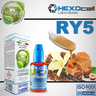 ELİKİT - NATURA - 30ml RY5 - 9mg %80 VG ( ORTA NİKOTİNLİ )