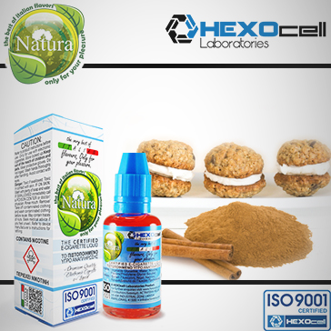 ELİKİT - NATURA - 30ml CINNAMON COOKIES - 18mg %80 VG ( YÜKSEK NİKOTİNLİ )