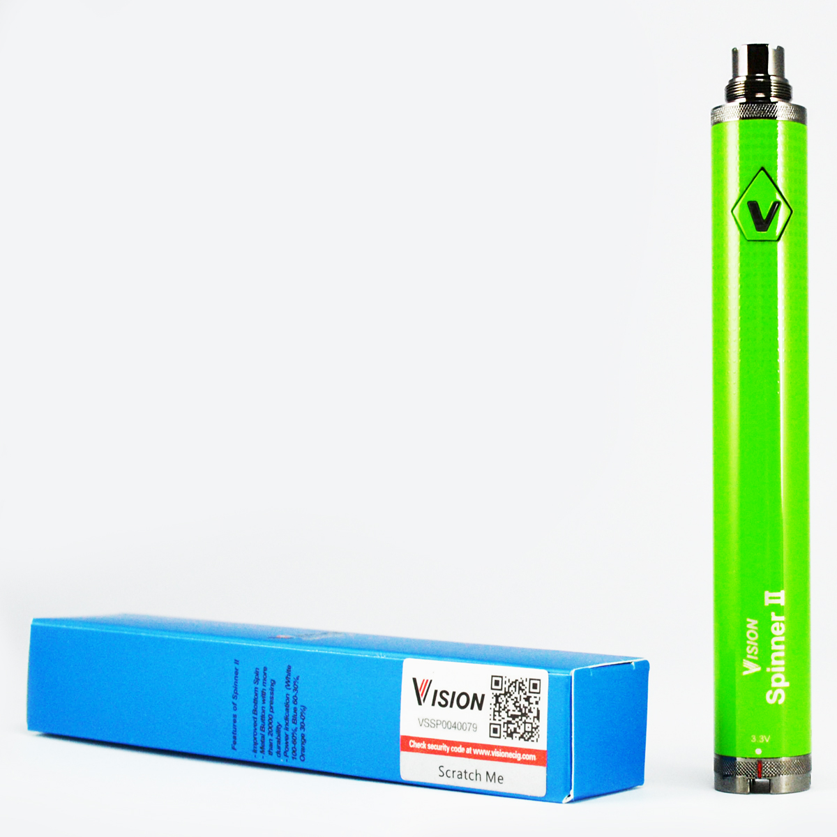 BATARYA - VISION Spinner 2 1600mAh VV Batarya ( Yeşil )