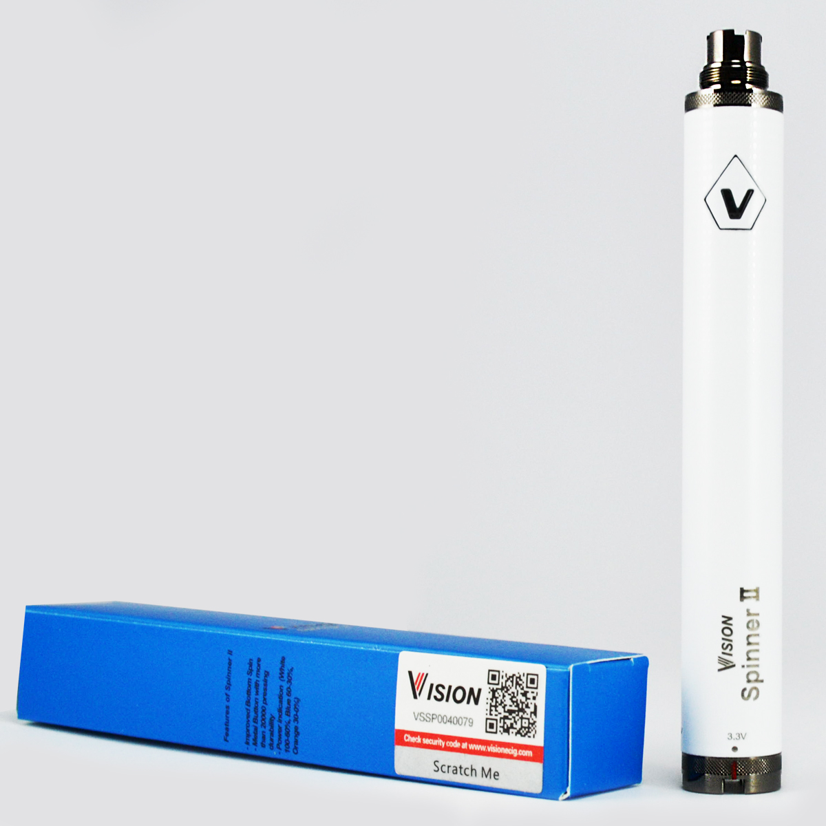 BATARYA - VISION Spinner 2 1600mAh VV Batarya ( Beyaz )