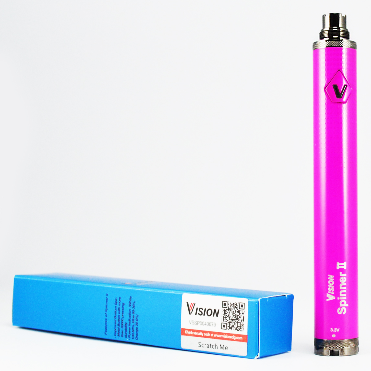 BATARYA - VISION Spinner 2 1600mAh VV Batarya ( Pembe )