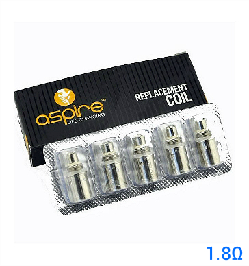 ATOMİZER - ASPIRE CE5 BDC için Başlıklar 1.8 ohm ( 5x )