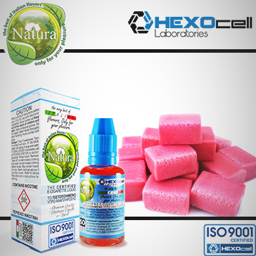 ELİKİT - NATURA - 30ml BUBBLEGUM - 9mg %80 VG ( ORTA NİKOTİNLİ )