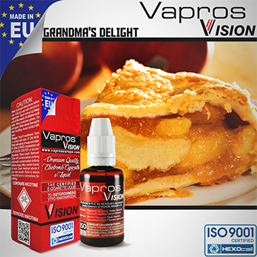 ELİKİT - VISION/VAPROS - 30ml GRANDMA'S DELIGHT - 0mg %80 VG ( NİKOTİNSİZ ) 