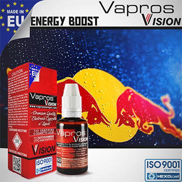 ELİKİT - VISION/VAPROS - 30ml ENERGY BOOST - 0mg %80 VG ( NİKOTİNSİZ ) 