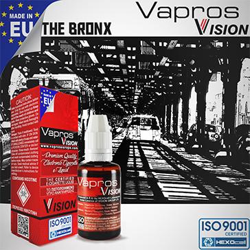 ELİKİT - VISION/VAPROS - 30ml THE BRONX - 0mg %80 VG ( NİKOTİNSİZ )