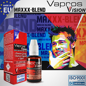 ELİKİT - VISION/VAPROS - 30ml MAXXX BLEND - 0mg %80 VG ( NİKOTİNSİZ )