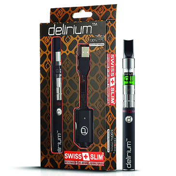 ESİGARA - delirium Swiss & Slim V2 ( Siyah )