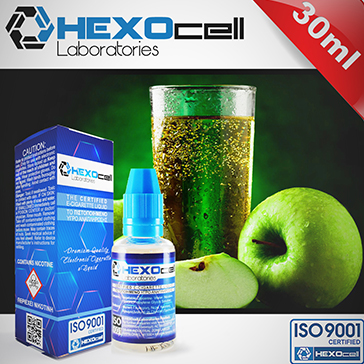 ELİKİT - HEXOCELL - 30ml APPLE SPARKLE - 6mg %80 VG ( DÜŞÜK NİKOTİNLİ )