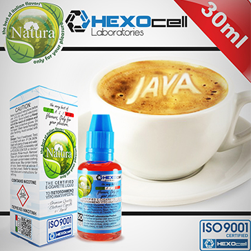 ELİKİT - NATURA - 30ml JAVA COFFEE - 6mg %80 VG ( DÜŞÜK NİKOTİNLİ )