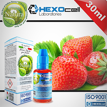 ELİKİT - NATURA - 30ml STRAWBERRY - 6mg %80 VG ( DÜŞÜK NİKOTİNLİ )