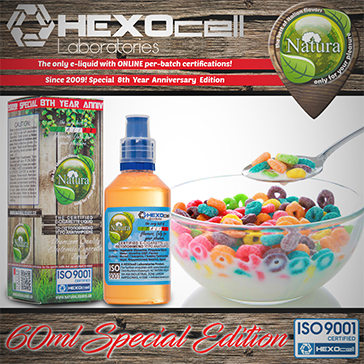 ELİKİT - NATURA SPECIAL - 60ml CEREAL BLAST - 3mg Yüksek VG ( ÇOK DÜŞÜK NİKOTİNLİ )